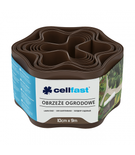 OBRZEŻE OGRODOWE BRĄZ 10cm x 9m