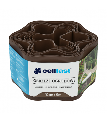 OBRZEŻE OGRODOWE BRĄZ 10cm x 9m