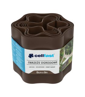 OBRZEŻE OGRODOWE BRĄZ 15cm x 9m