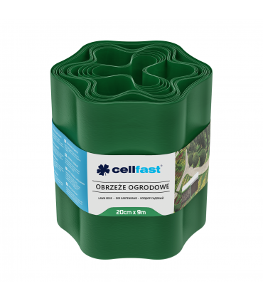 OBRZEŻE OGRODOWE ZIELONE 20cm x 9m