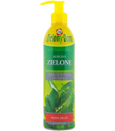 ZD NAWÓZ DO ROŚLIN ZIELONYCH 300ml POMPKA