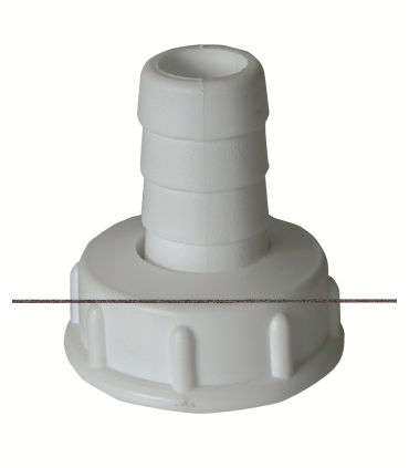 RAMP Końcówka wąż 1/2" na kran z gw.wew.3/4" biała