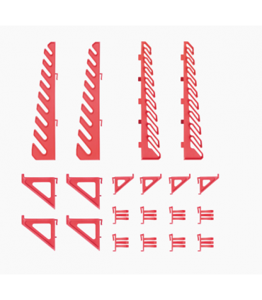 PST Zestaw wieszaków do tablicy narz. BINEER czer