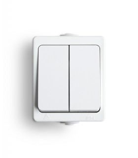 AQUALUX BIAŁY ŁĄCZNIK NT SERYJNY IP54 10A 250V