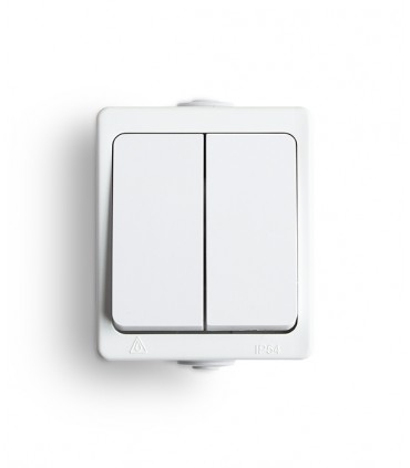 AQUALUX BIAŁY ŁĄCZNIK NT SERYJNY IP54 10A 250V