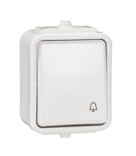 CEDAR BIAŁY PRZYCISK NT "DZWONEK" IP44