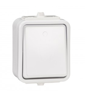 CEDAR BIAŁY ŁĄCZNIK NT 1-BIEGUNOWY IP44