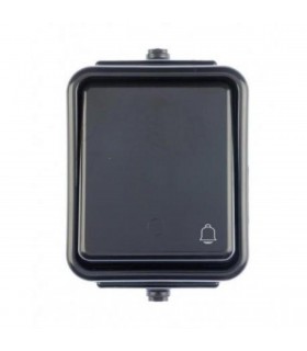 CEDAR CZARNY PRZYCISK NT "DZWONEK" IP44