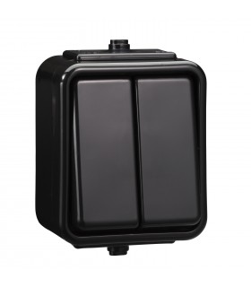 CEDAR CZARNY ŁĄCZNIK NT SERYJNY IP44