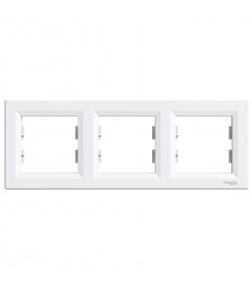 ASFORA BIAŁY RAMKA 3X POZIOMA