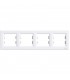 ASFORA BIAŁY RAMKA 4X POZIOMA