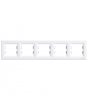 ASFORA BIAŁY RAMKA 5X POZIOMA