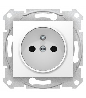 SEDNA MODUŁ BIAŁY GNIAZDO 1X Z/U 16A 250V