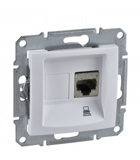 SEDNA MODUŁ BIAŁY GNIAZDO KOMP 1X UAE 8 CAT.5E UTP