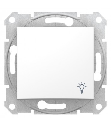 SEDNA MODUŁ BIAŁY PRZYCISK "ŚWIATŁO" 10AX 250V