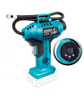SAS Kompresorek pistoletowy 11bar 18V LCD