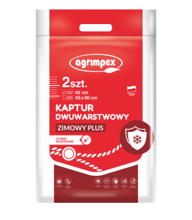 KAPTUR ZIMOWY DWUWARSTWOWY PLUS 65x90cm 2szt.