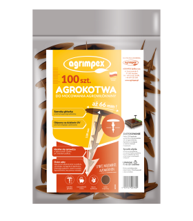 AGROKOTWA BRĄZOWA 100szt.