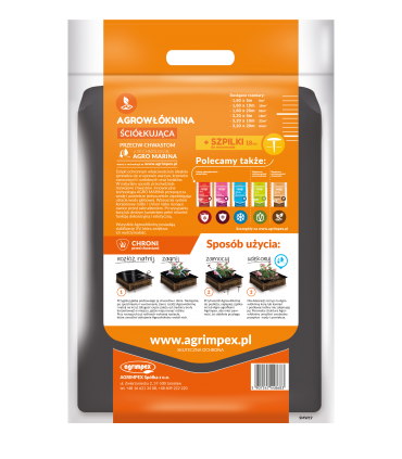 AGROWŁ. AGRO-MARINA CZARNA 50g 1,6x10 + 18szpilek