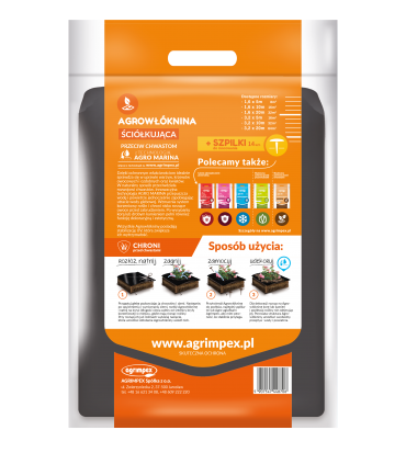 AGROWŁ. AGRO-MARINA CZARNA 50g 3,2x5 + 14szpilek