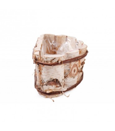 TT - DONICA PÓŁOKRĄGŁA Z BRZOZY 34x20x13h cm