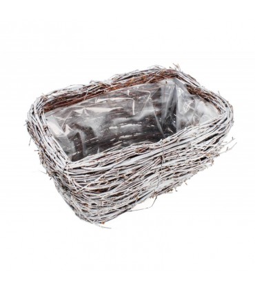 TT - BALKONÓWKA WRZOSÓWKA BIAŁA 30x18x15h cm