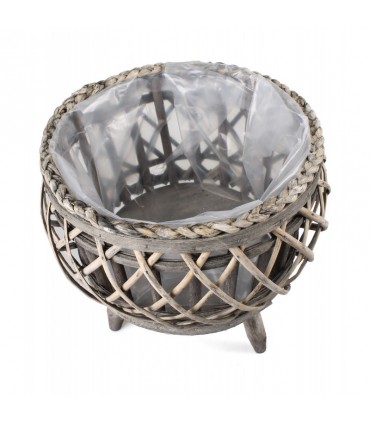 TT - KWIETNIK NA NÓŻKACH OKRĄGŁY SZARY 