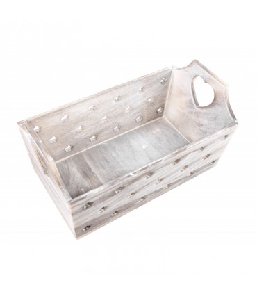 TT - SKRZYKA DREWNIANA GWIAZDKI 23x13x8/11h