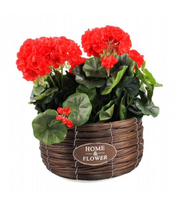 TT - OKRĄGŁY KOSZ BRĄZOWY M