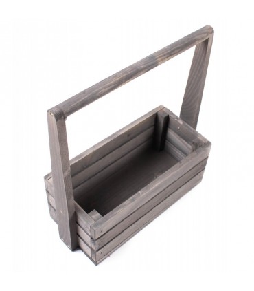 TT - SKRZYNKA Z PAŁĄKIEM SZARA 30x13x11/31h