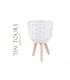 TT - OSŁONKA NA NÓŻKACH BIAŁA S