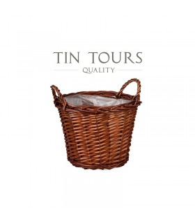 TT - KOSZ Z UCHW. OKRĄGŁY BRĄZ HC170043.BR.M