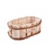 TT OSŁONA OWALNA Z BRZOZY 33x20x13h cm