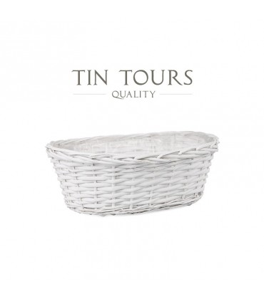 TT - KOSZYK WIKLINOWY BIAŁY HC160046