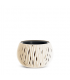 PST Doniczka BOWL SANDY 240 krem
