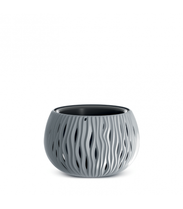 PST Doniczka BOWL SANDY 240 szary kamienny