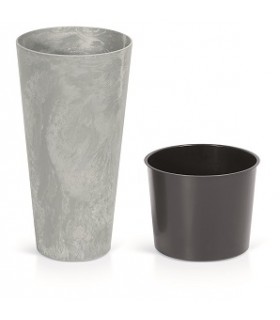 PST Doniczka Tubus slim Beton Effect 250 beton