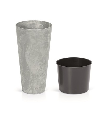 PST Doniczka Tubus slim Beton Effect 300 beton