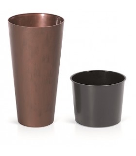 PST Doniczka Tubus Slim Corten 250 stal kort.