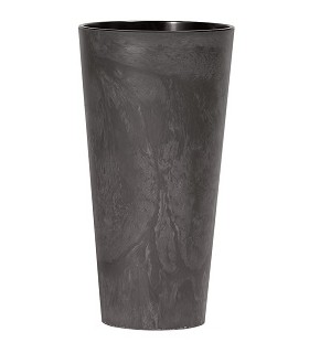 PST Doniczka Tubus Slim Beton Effect 300 antracyt