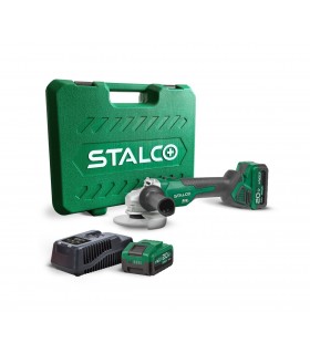 SZLIFIERKA KĄTOWA AGS20-125BL AKU 2x4Ah S-97301