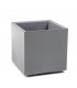 Kwietnik KARO 400x400x400 beton recycled - szary
