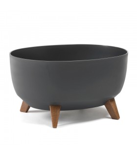 MISA ROMA OWALNA 430 RECYCLED - ANTRACYT
