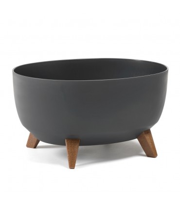 MISA ROMA OWALNA 430 RECYCLED - ANTRACYT