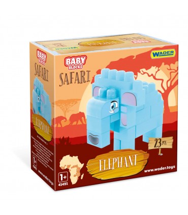W BABY BLOCKS KLOCKI SAFARI SŁOŃ