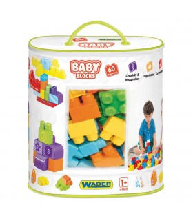 W KLOCKI BABY BLOCKS TORBA 60el.