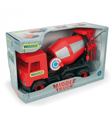 W MIDDLE TRUCK BETONIARKA CZERWONA KARTON