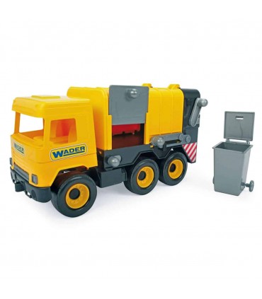 W MIDDLE TRUCK ŚMIECIARKA ŻÓŁTA KARTON