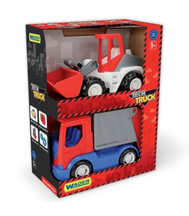 W TECH TRUCK AUTA ŚMIECIARKA I ŁADOWARKA