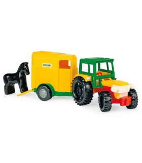 W TRAKTOR Z PRZYCZEPĄ NA KONIA